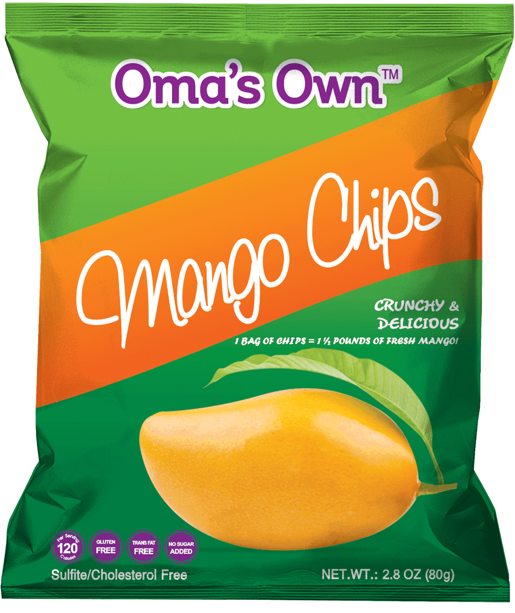 Crunchy Mango Chips (12 Pack)