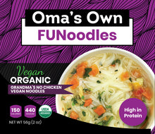 Load image into Gallery viewer, FUNoodle Grandma’s No Chicken Noodles (12 Pack)